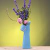 Creative Hand Shape Vase Ceramic Hydroponic Vase Flower Arrangement Home Decor Desktop Art  Ornament Garden Supplies