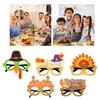 Happy Thanksgiving Day Glasses Turkey Glasses Party Supplies Easy To Use For Home Office Classroom