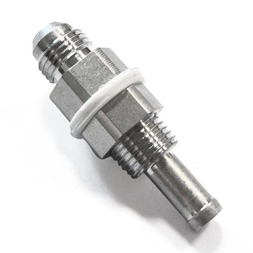 Innovative 6AN Male Flare Bulkhead To 5/16 Inch Hose Barb Adapter Fitting Aluminum Flare Connector Fluid Designed For Car SUV