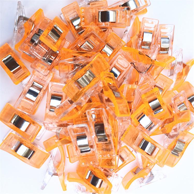 

Многоцелевые швейные зажимы Разноцветные зажимы для переплета Пластиковые зажимы для рукоделия Зажимы для квилтинга Швейные зажимы для DIY шитья Переплета 50Pcs