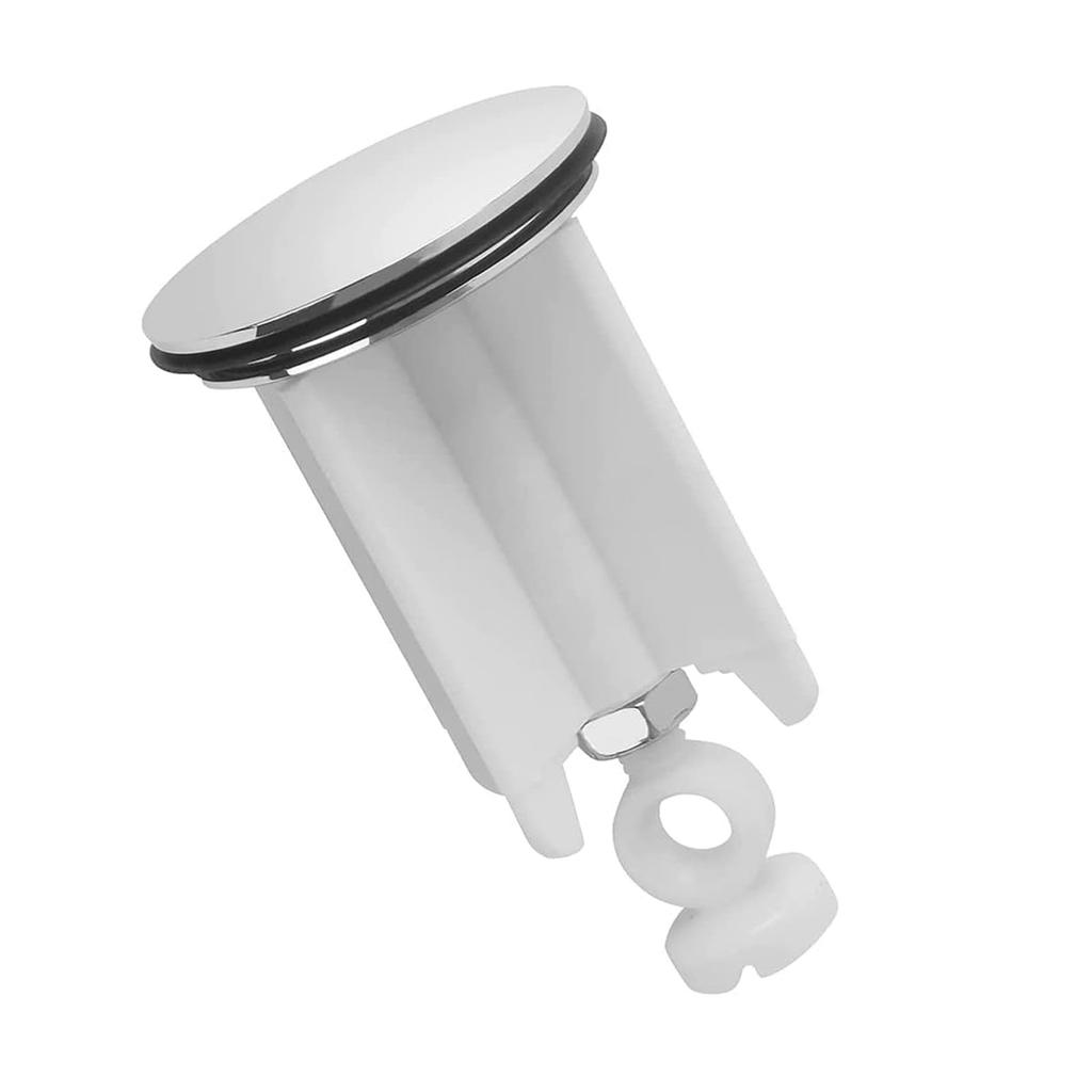 Adjustable Popups Drain Stopper Sink Drain Plug Height Adjustable Sink Stopper ABS & Brass for Kitchen & Bathroom Sinks