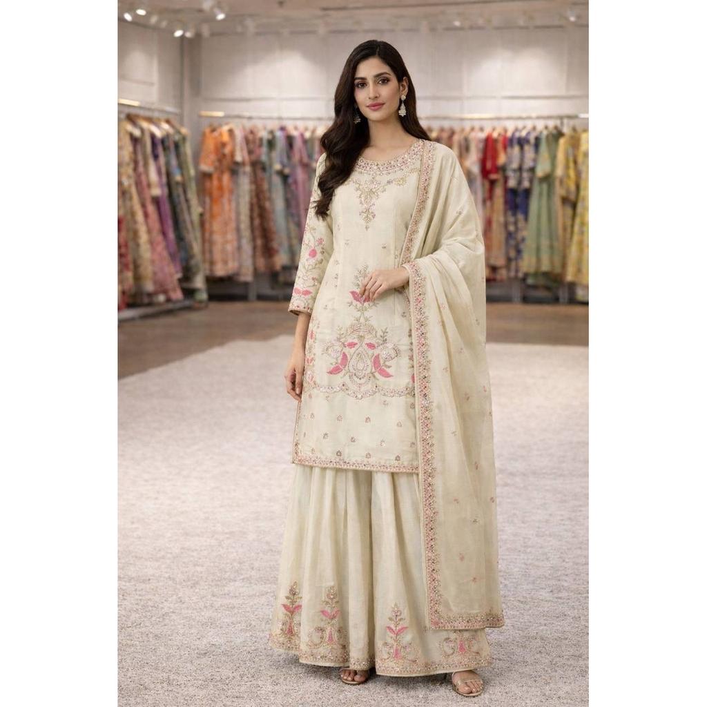 Bollywood Party Look Party Wear Pakistani Palazzo Suit Indina Salwar Kameez