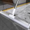 Magic Broom Silicone Squeegee: Effortless Cleaning for Floors, Cars, Glass, and Walls - Rotatable, Adjustable, and Suitable for Bathroom