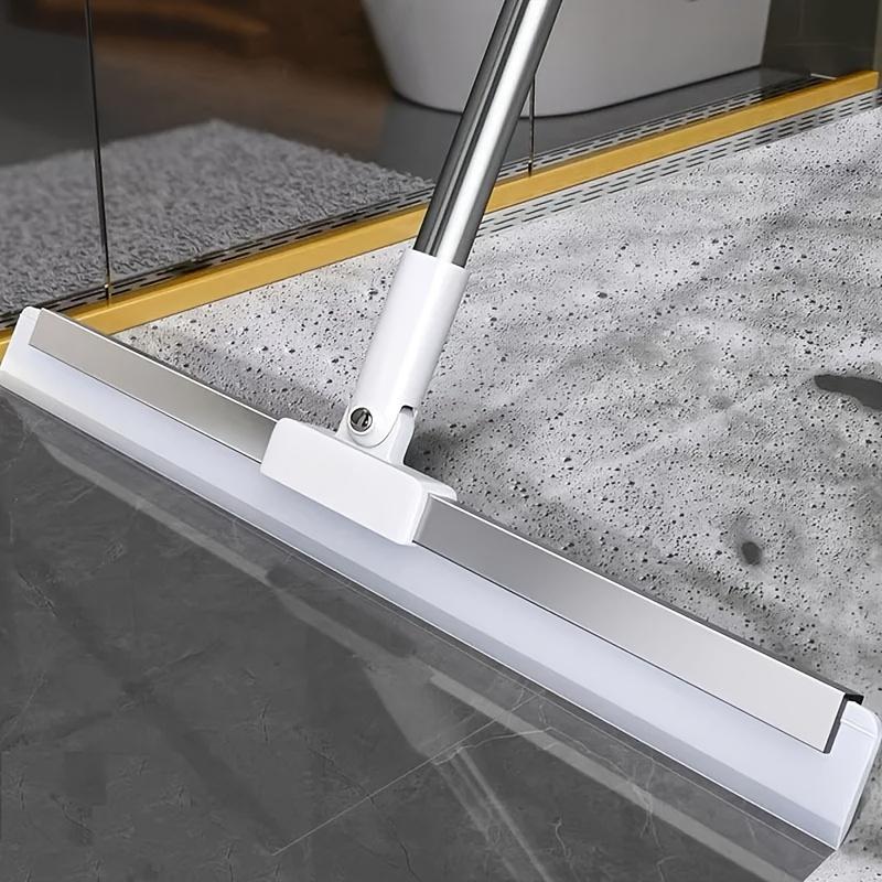 Magic Broom Silicone Squeegee: Effortless Cleaning for Floors, Cars, Glass, and Walls - Rotatable, Adjustable, and Suitable for Bathroom