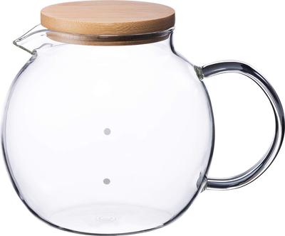 Cores Serveur en Verre Transparent 6 Tasses C516 Cafetière Théière Intérieur Élégant Facile à Verser