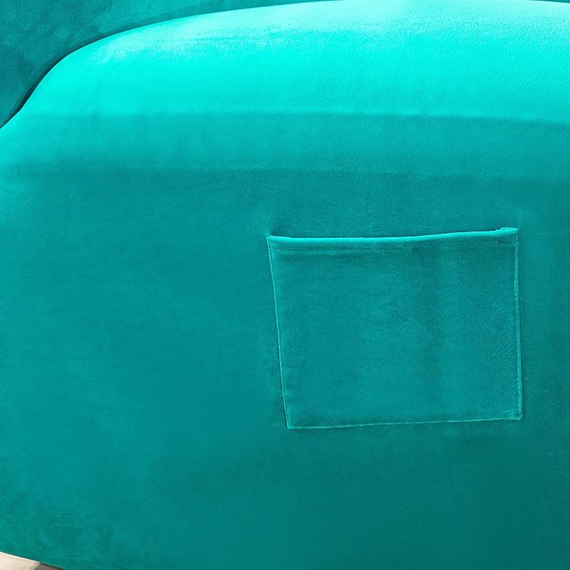 Copridivano Reclinabile in Peluche di Velluto Copridivano Stampato Elasticizzato Coprisedie a 4 Pezzi Protezione Mobili Coprisedia Reclinabile