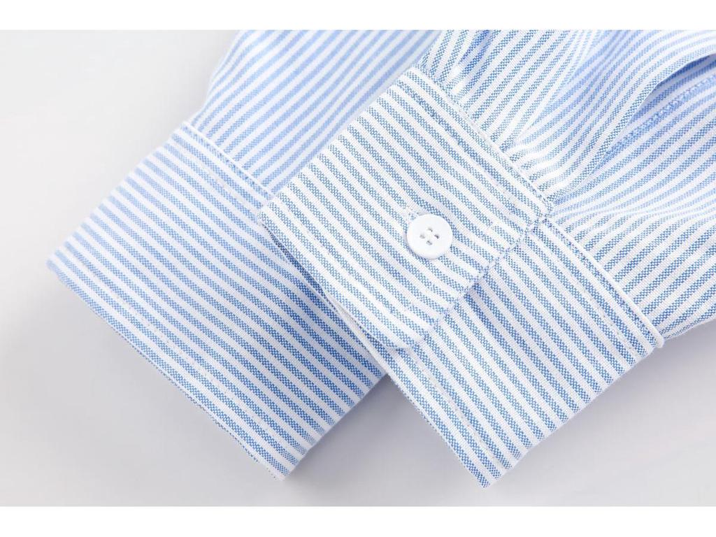 RUIIENRS X DAIVC 2024 Autumn Retro Striped Minimalist Shirt CS048