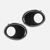 Chrome Fog Light Lamp Cover Bezel Trim For Nissan Qashqai J11 2014 2017, Front Left & Right Side Replacement, Durable ABS