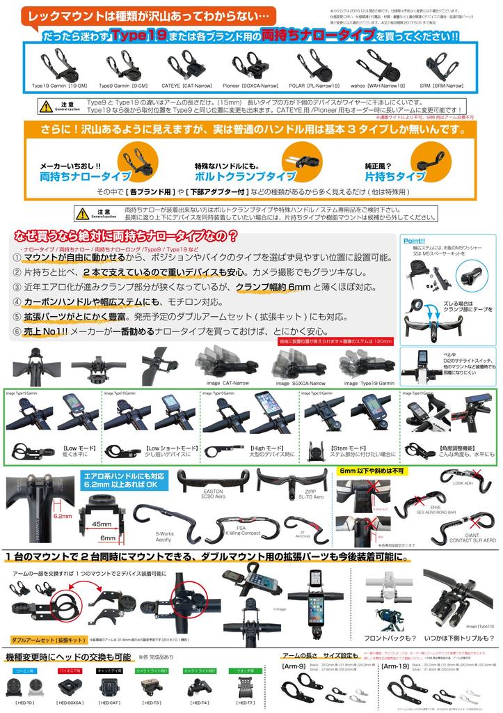 RecMount Type 19 Garmin Combo Mount (with Lower Adapter) + Camera Adapter GP-CN-A [19-GM+GP/GP-CN-A]
