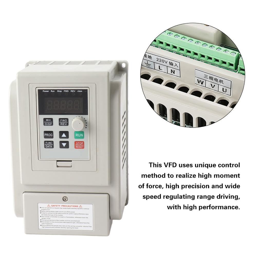 Motor Speed Controller, Innovative Control   Ensures for AC Motor 4KW Single-3 Phase   Frequency Drive Inverter