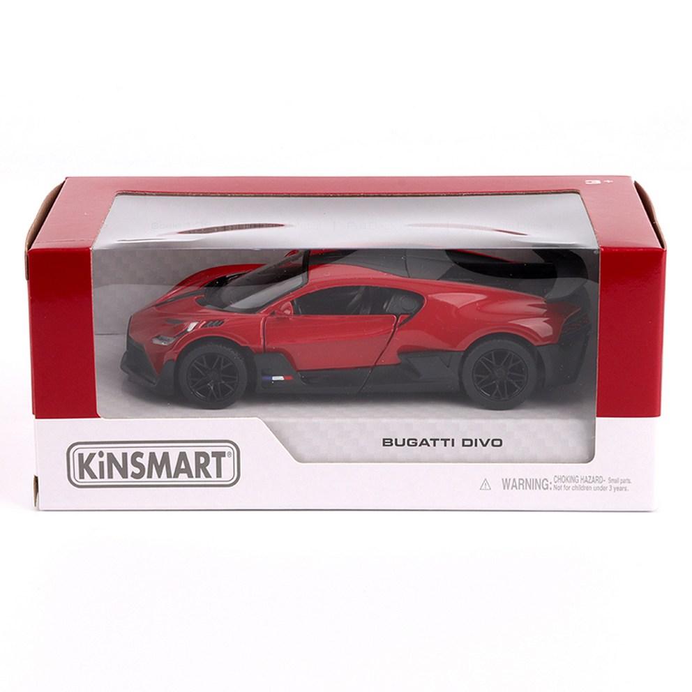 Kinsmart Bugatti Divo Diecast Model KT5442, Red, 1pc