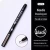 Zhongbai Waterproof Fine Liner Pen Set, 0.05-0.8 mm, for Drawing, Manga, and Hand-Painting.