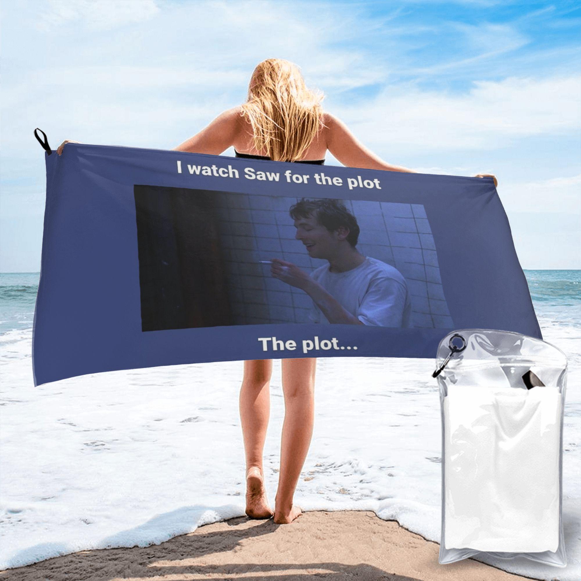 

Adam Stanheight Saw Beach Towel Soft Microfiber Quick Dry Absorbent Quick Towels For Bath W30*H60(CM)