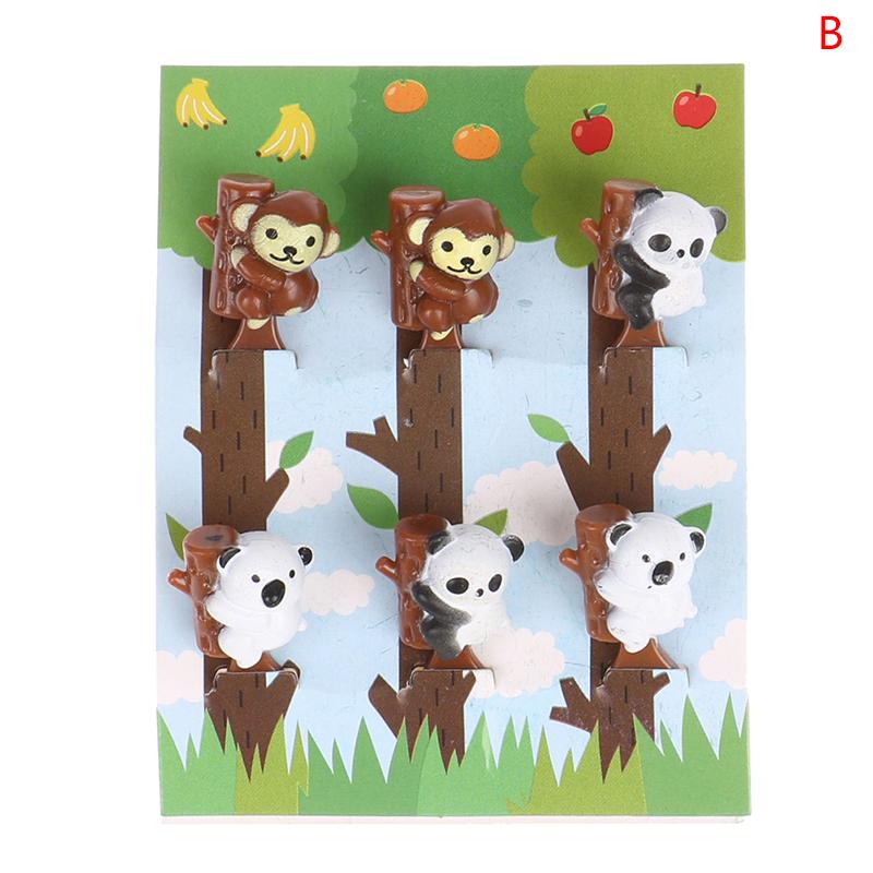 Candy Fruit Fork Food Grade Plastic Mini Cartoon Kids Cake Fruit Toothpick Bento Lunch Bento Accessories Party Decoration Supply