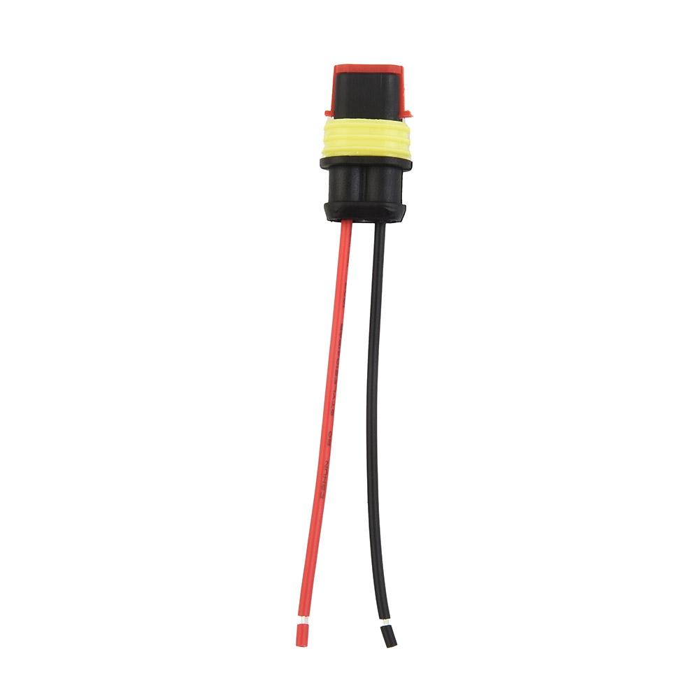 Dust Proof 2Pin 12V Waterproof Electrical Wire Connector Kit 10pcs AmpTyco