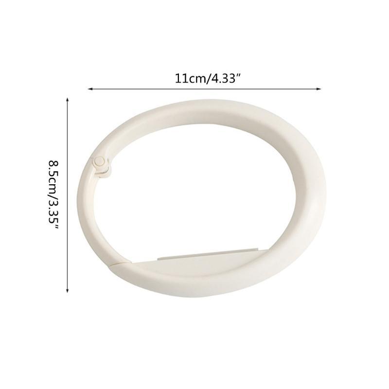 652F Round Hanger Table Hook ABS Multi Purpose Clip Hooks Portable Hanging Hooks Clip for Household Kitchen