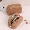 Portable Travel  Fur Cosmetic Bag High Value Plush Storage Bag Handheld Bag Simple Style Stationery Pencil Case