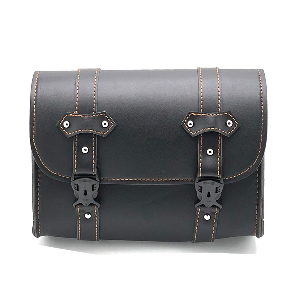 Harley Prince Dyna Fat Boy XL8831200N Motorrad mit modifizierten Satteltaschen, Seitentaschen, Vordertasche und Hecktasche