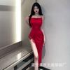 Sexy Split Fork Royal Sister Wind Ball Girl Pure Lust Backless Lace Women's Sexy Underwear Sex Night Fan Dress