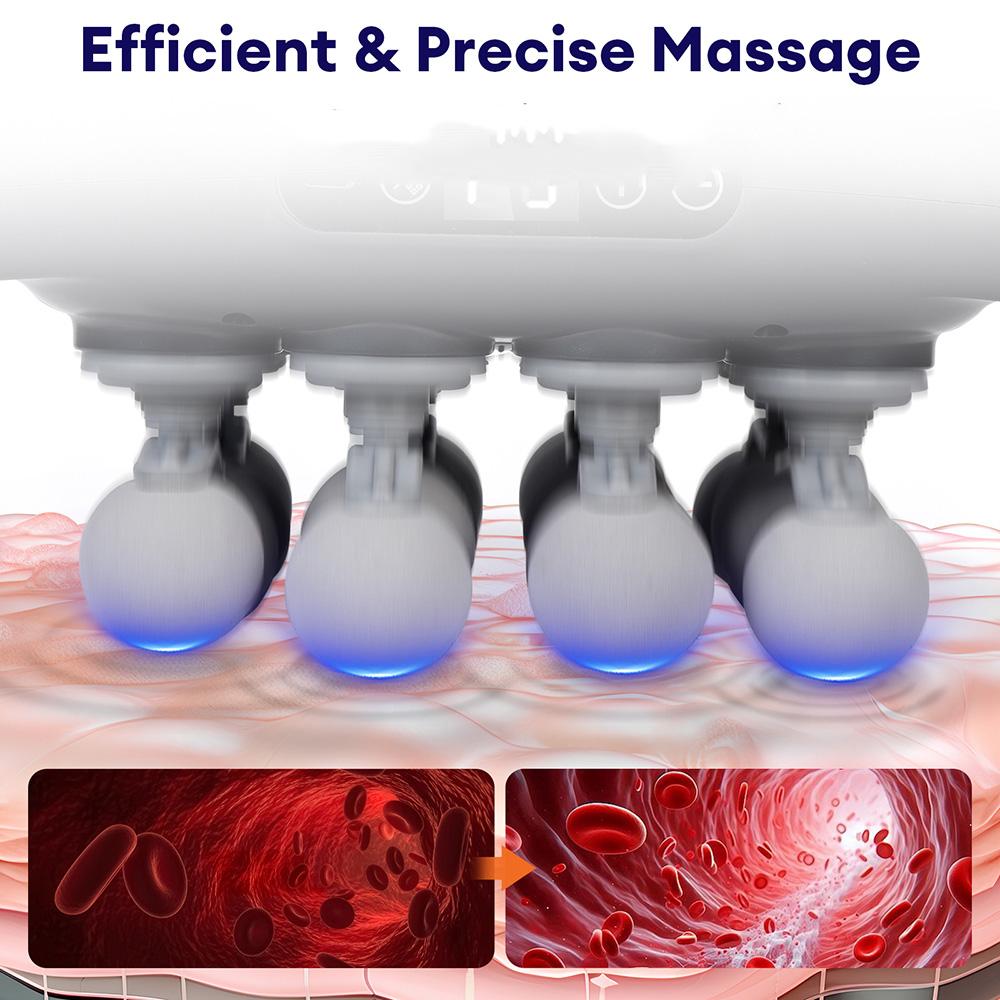 16 Heads Fascia Gun High-Frequency Vibration Deep Body Massage Device Back Waist Thigh Massager Neck Shoulder Muscle masajeador