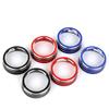Aluminum Air Conditioner Knob Trim Air Conditioning Key Trim Air Conditioning Knob Covers Interior Decoration for Car