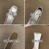 inner height increase bow shallow mouth single shoes women's new Mary Jane square head one pedal single shoes women