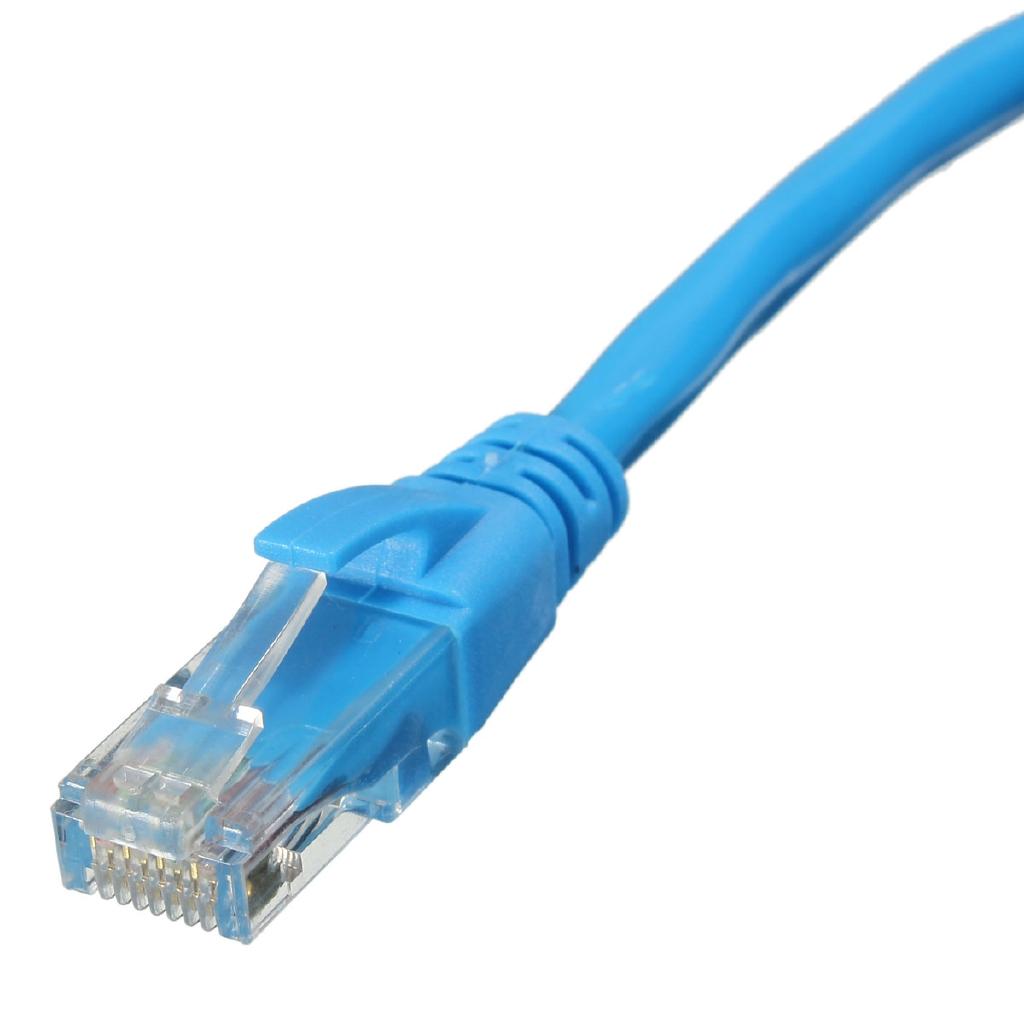50M/164Feet RJ45 CAT6 CAT6E Ethernet Internet LAN Wire Network Cable Cord for Laptop Router Network Cable Blue