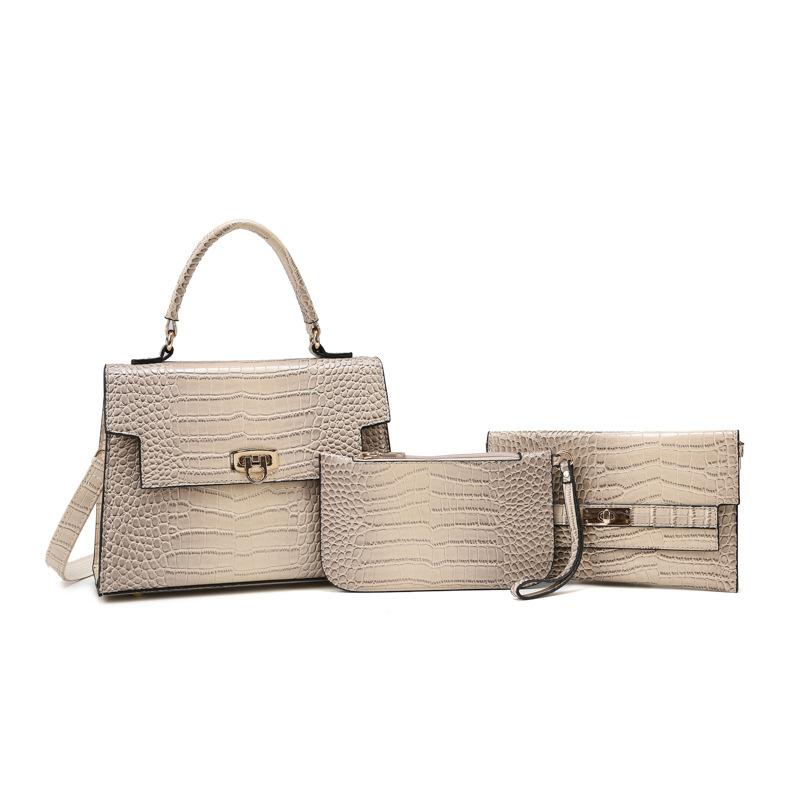 Women's bag new retro mother and child bag shoulder messenger bag women's handbag multi-piece set