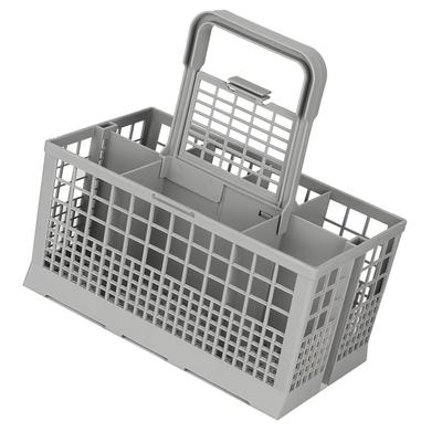 Panier pour lave-vaisselle, Couverts avec 7 compartiments, Poignée amovible, Panier de remplacement pour lave-vaisselle de taille standard, Fabriqué en ABS