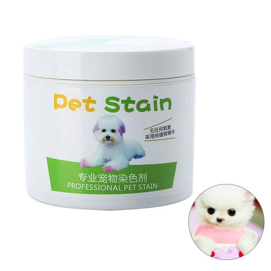 Haustierfarbe ohne Erhitzen Ungiftige Temporäre Haarfarbe Creme für Hunde Katzen Sichere Haut Seidige Lebendige Farben für Partys Fotos und Feiertage
