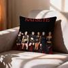 COOL Kpop Band KKatseye  Pillow Case Pattern Printed Pillowcase For Living Room Sofa Cushion Cover