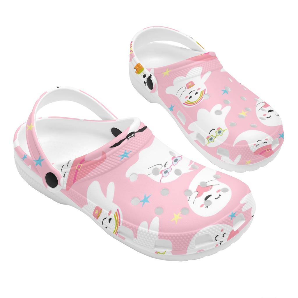 Color Print EVA Summer Shoes Unisex Quick Dry Soft Slip On Summer Use Outdoor Garden Home Beach Daily Shoes Casual Walking