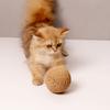 Interactive Sisal Cat Toy Cat Scratching Ball Cat Ball Sounding Toy For Kitten Teeth Cleaning Anti Bite Pet Supplies