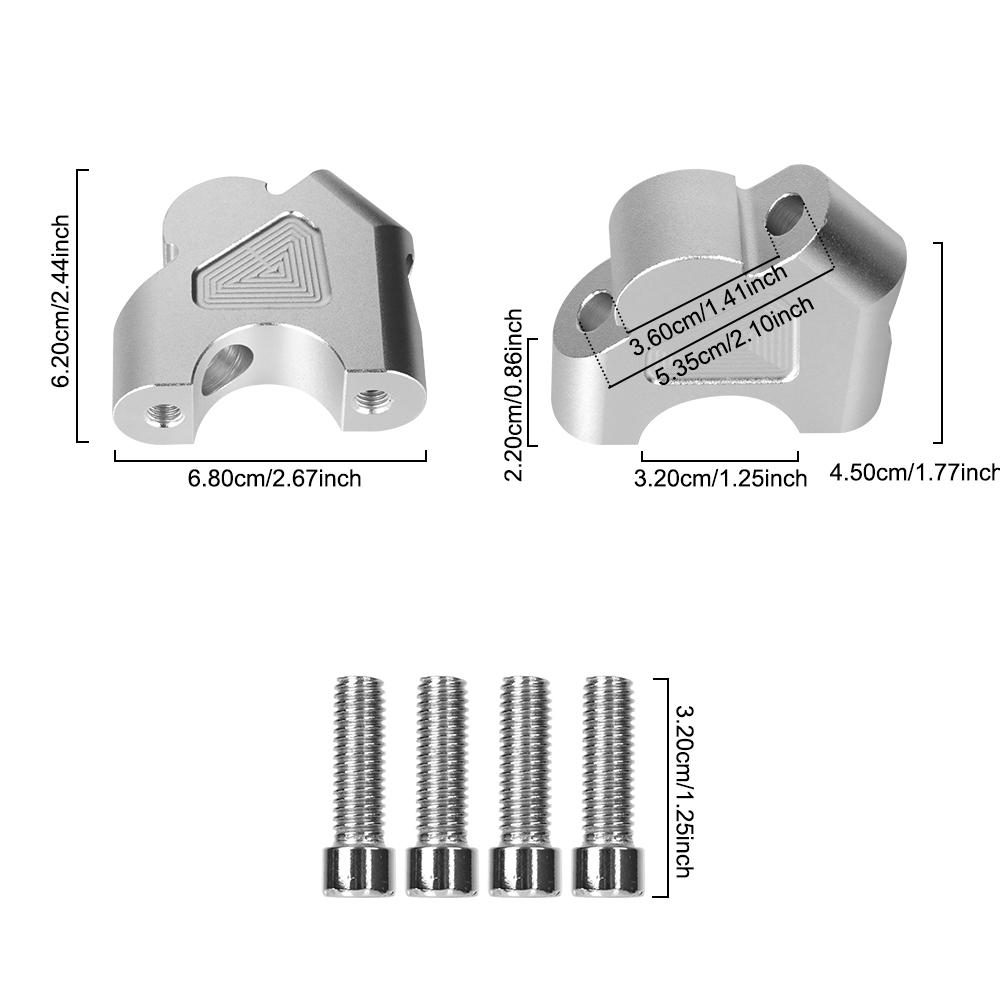 Lenker Riser CNC Für BMW R1200GS R1250GS R1250RS S1000XR R1200R Abenteuer ADV 32MM Motorrad Lenker Zurück Bewegen Montieren