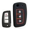 Silicone Key Cover Case for Nissan Sunny Juke Cefiro A32 Kashkay J11 Qashqai Switch X-trail 3 Button Car Key Case Shell
