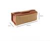 French Retro Straw & Leather Tissue Box | Home Living Room Napkin Holder, Desktop Paper Towel Storage  Decorative  Case