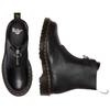 Dr. Martens 1460 Front Zip Leather Lace Up Boot Black Women Sneakers 32054001