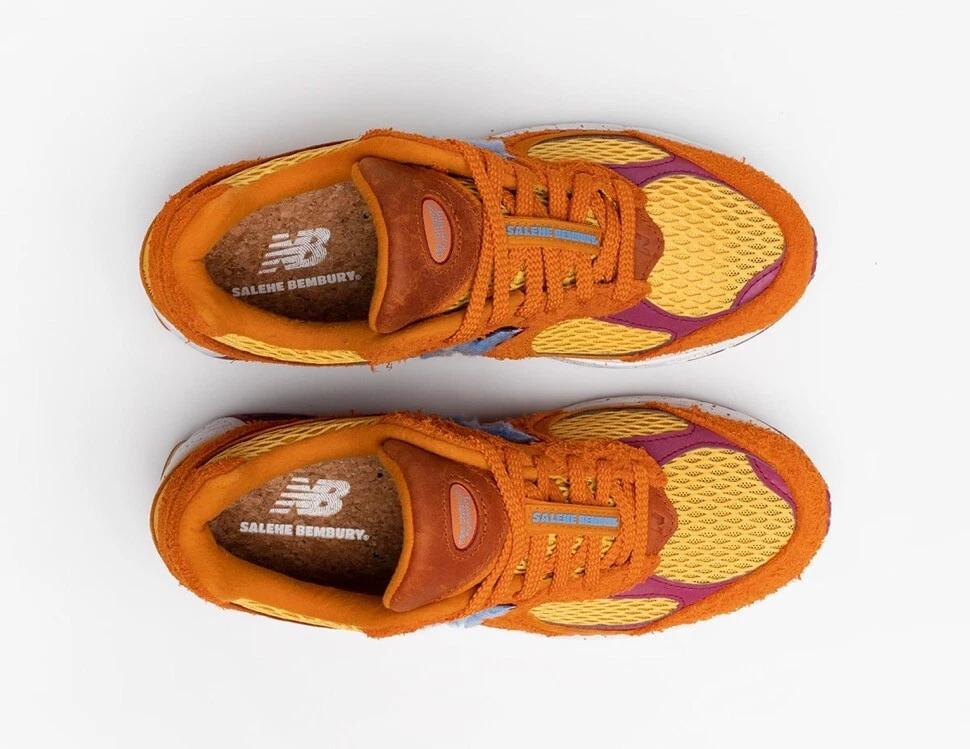 ML2002R1 Salehe Bembury × New Balance 2002R Desert Gold Orange Red