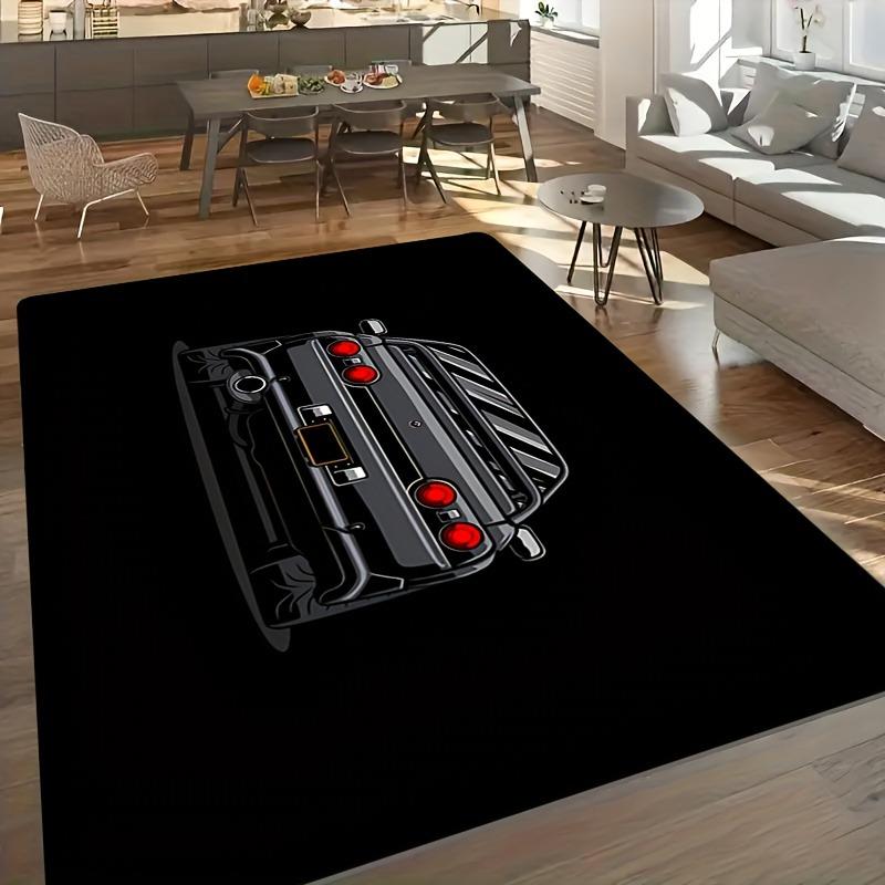 Creative Car Pattern Carpet Children's Bedside Soft Floor Mat Anti-fouling Anti-slip Crawling Pad Kitchen Footpad Home Decor Rug