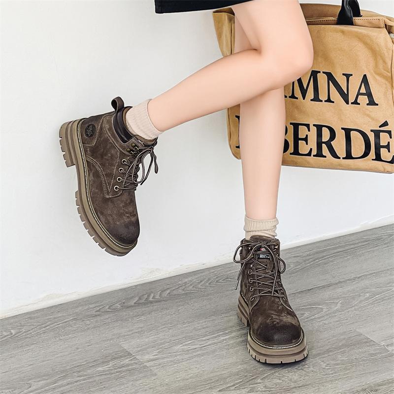 

European and American retro Chinese tooling Martin boots men s short boots 2025 autumn and winter new youth street trendy shoes 2008-J 38