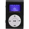 MP3 Player, Portable MP3 Music Player with Back Clip and LCD Mini Screen for Sports, Support 32G Memory Card (Black)