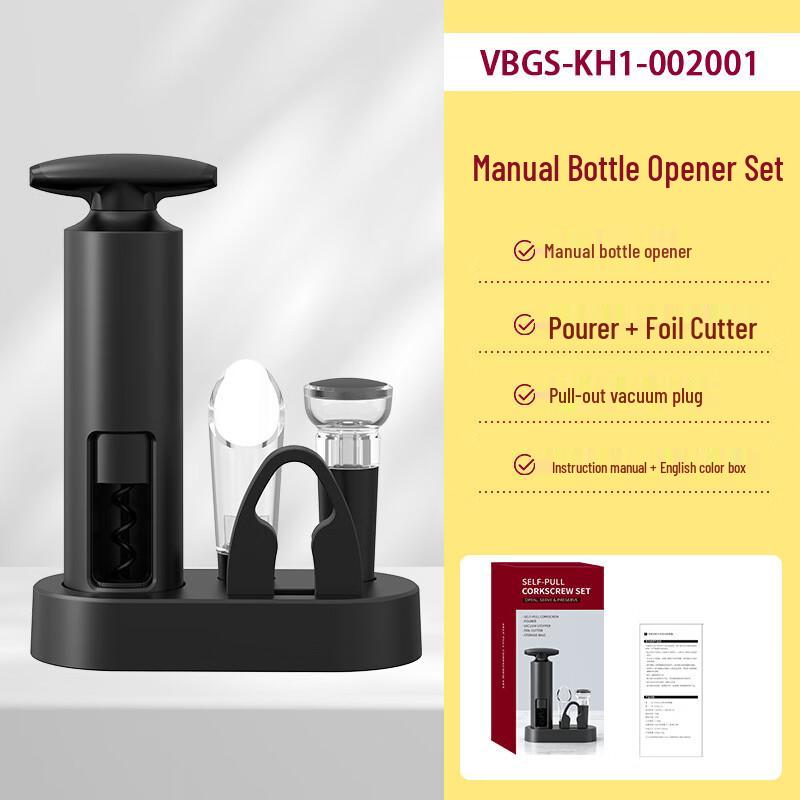 Abdo Manual T-Type Bottle Opener & Corkscrew
