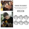LIFKOME Set of 6 Metal Small Oval Guitar Tuning Peg Replacement Head Buttons for Classical Instrument Parts Tuners, Keys, Guitar,