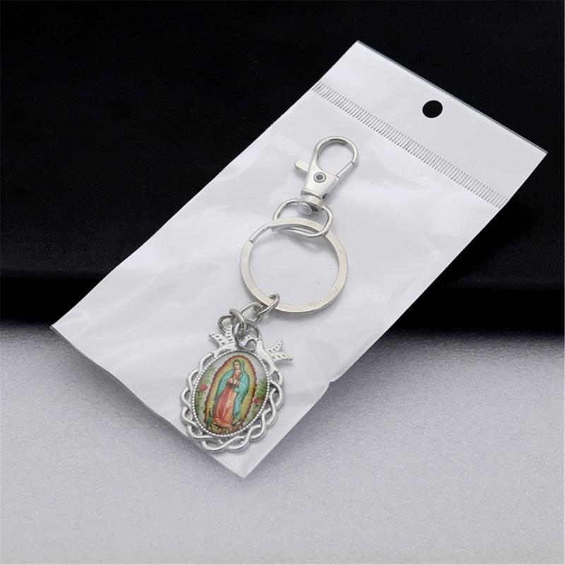 Our Lady of Guadalupe Keychains Elegant Key Rings Key Ornament Great for Weddings Communions and Church Functions