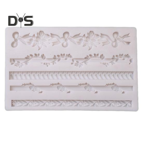 

Портативная форма для выпечки, долговечная и легкая форма для выпечки с цветочной лозой и бордюрами