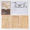 Tsukurun 3D Wood Puzzle TG308 Fishing Boat Instructions desu® (Japanese Included)