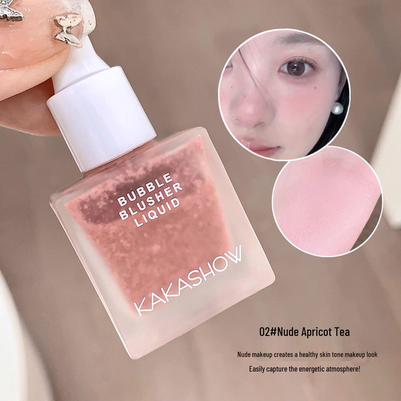 Kakashow Natural Bubble Blush & Plumping Matte Eyeshadow