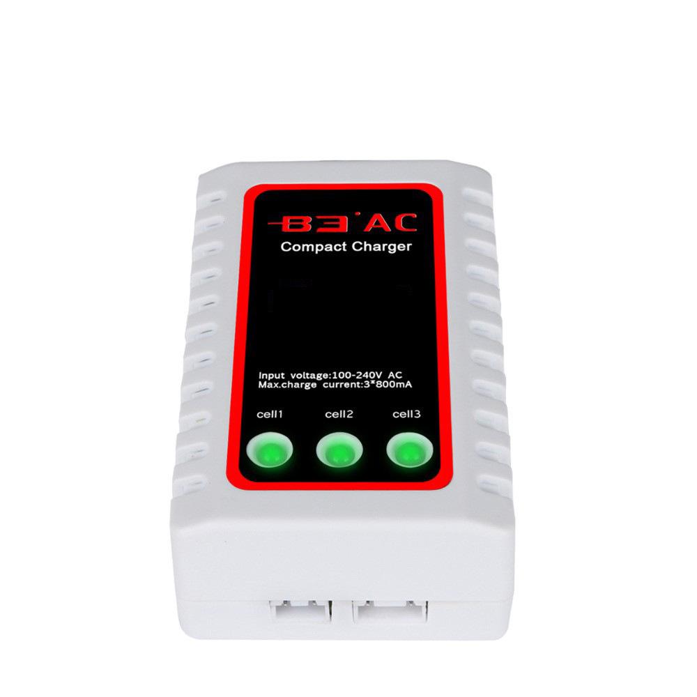 B3AC RC Charger for 2s-3s LiPo Battery Compact Balance Charger 2-3 Cells Lipo Balancing RC Toys