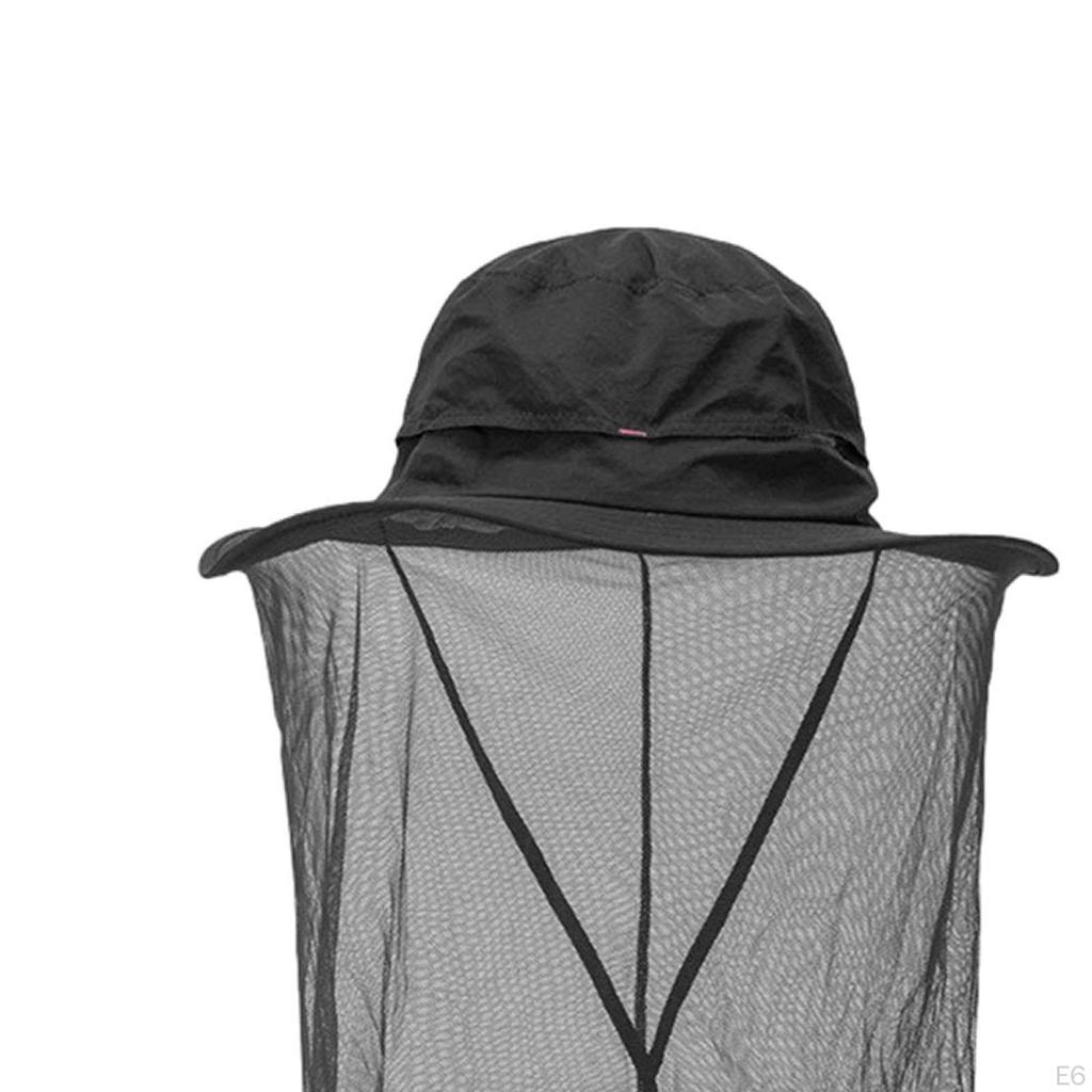 Imkerkappe Hut mit Netz Verstellbar Schützend Fischernetz Sonne für Outdoor