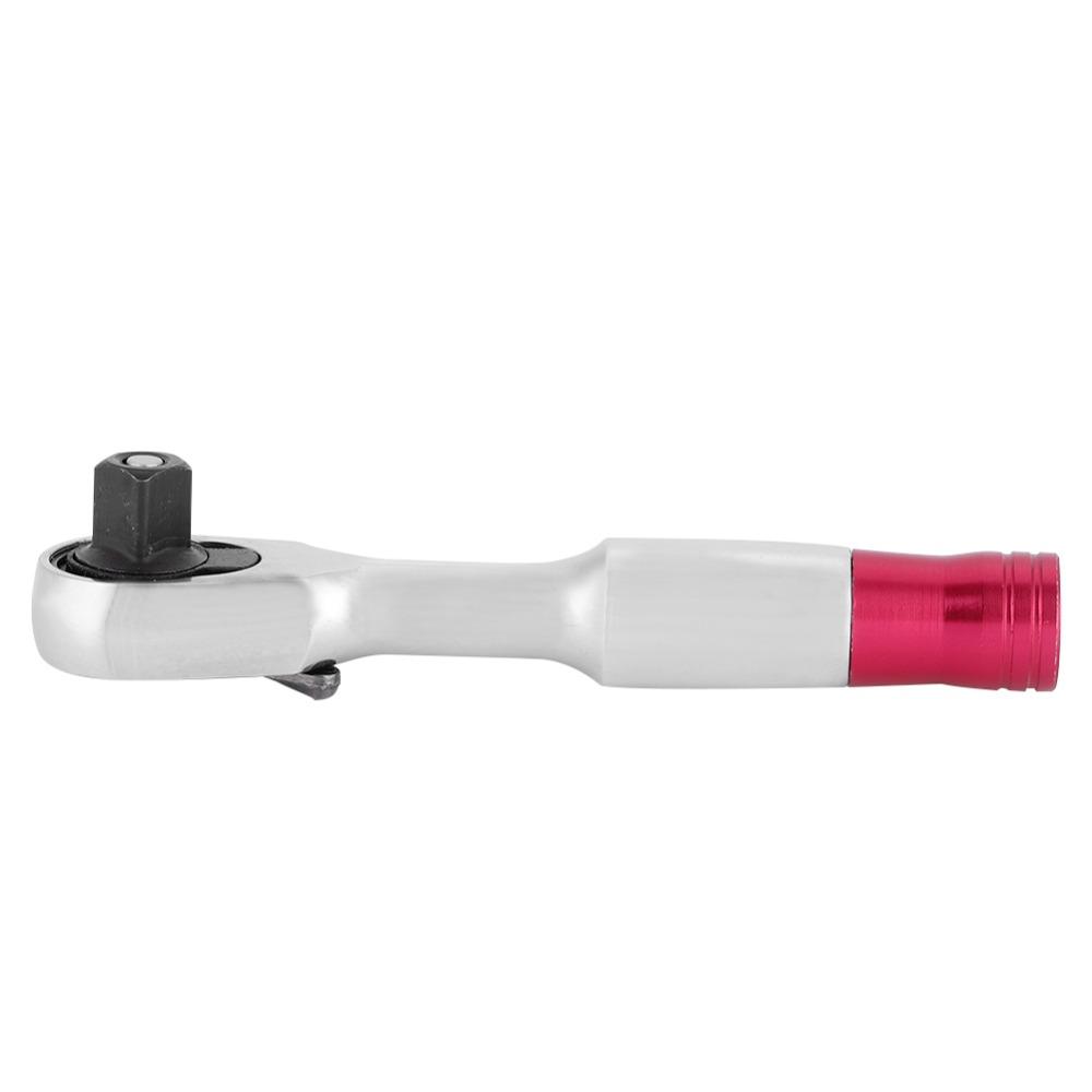 6.35mm 1/4Inch Quick Socket Wrench Metal Hex Torque Wrench Right Angle Screwdriver  Tight Spaces